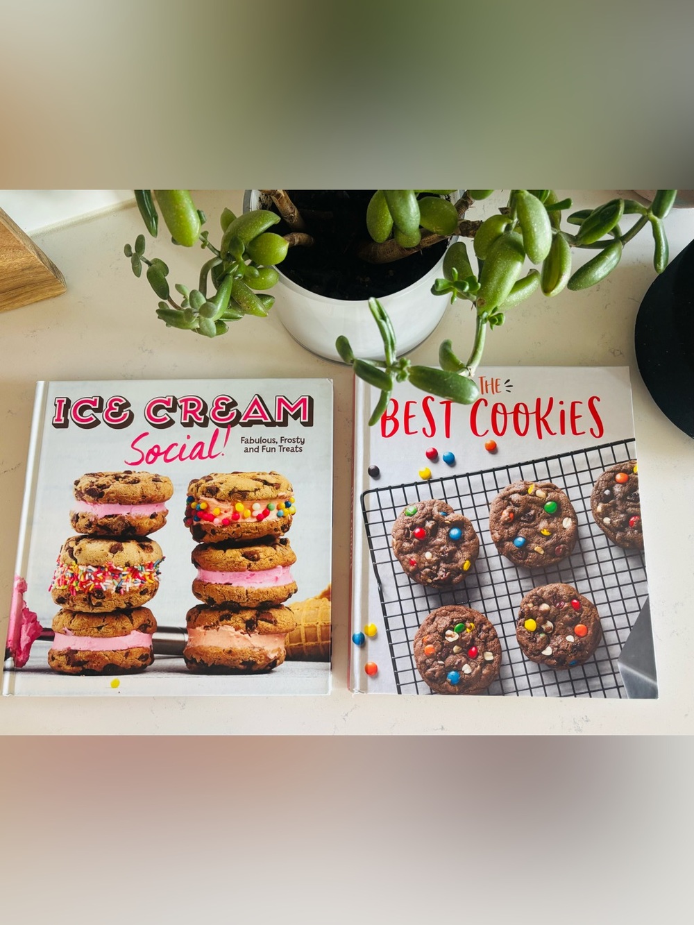 Set of 2 cook books- Ice Cream Social & Best Cookies 🍪 🍦